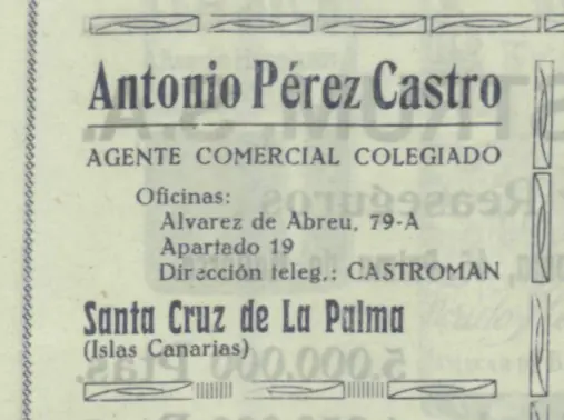 Programa Bajada de La Virgen, 1945.